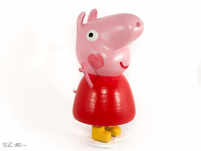 peppa pig pinshape peppa-pig 3D print model - Mito3D
