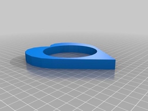 bracciale cuore pinshape braccialetto bracciali 3d print model - Mito3D