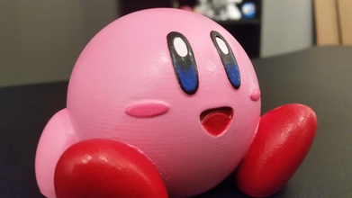 kirby impression facile pinshape prend charge caractère imprimer 3d print model - Mito3D