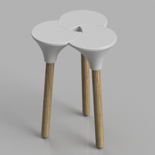 cluster size stool pinshape chair seat furniture 3d print model - Mito3D