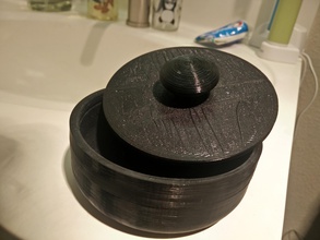 travel shaving cup bowl pinshape 3d print model - Mito3D