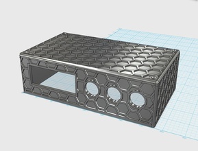 3 hex tarzı konut proje kutusu temp denetleyicisi pinshape geçer yarışma alanı tasarım kumanda geçin anahtar sıcaklık denetleyici 3d print model - Mito3D