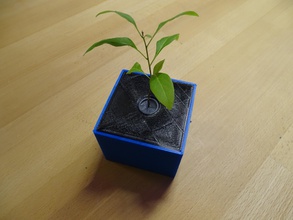 space plant pot pinshape space-design-contest 3d print model - Mito3D
