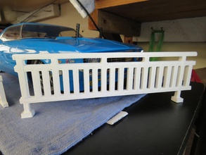 rc garage railing pinshape rcmodel rcaddict 3d-design 3d print model - Mito3D