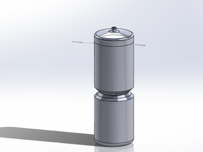 Druck Wasser Flasche pinshape Raum design contest gesetzt 3d print model - Mito3D