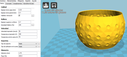 macetero bola punteada pinshape space-design-contest 3d print model - Mito3D
