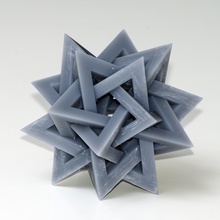 hohl Tetraeder pinshape geometrie 3d print model - Mito3D