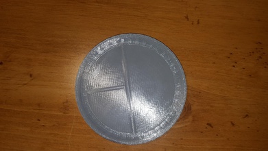frisbee plate pinshape space-design-contest 3d print model - Mito3D