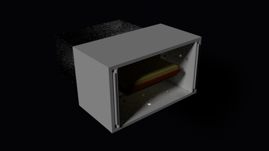 space sandwich consumption device pinshape astronaut life-hacks space-design-contest 3d print model - Mito3D
