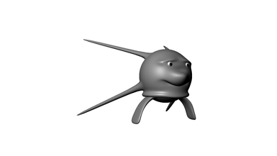 sputnik mascotte pinshape spazio design concorso 3d print model - Mito3D