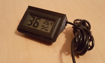 thermomètre numérique titulaire pinshape support 3d print model - Mito3D
