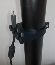 kablo tutucu pinshape soporte enchufe eklenti sahibi tak 3d print model - Mito3D