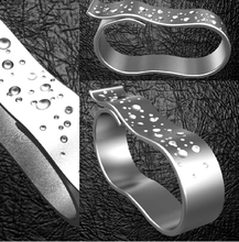 2 Finger ausgefallene Gürtel ring pinshape Schmuck Phantasie Mode 3d print model - Mito3D