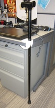 simple cane holder pinshape cane-holder holder-for-cane 3d print model - Mito3D
