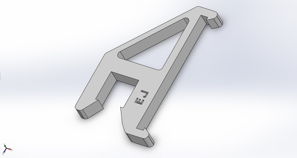 semplice controller lcd 2020 estrusione supporto pinshape disegno 3d 3D print model - Mito3D