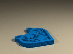 köpek colgante pinshape amor febrary aşk kolye 3d print model - Mito3D