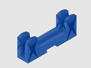 remixed verstellbarer Spulenhalter pinshape 3d design 3d print model - Mito3D