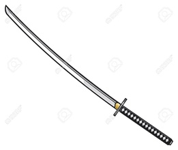 ninja sword pinshape ninja-sword japanese-art japanese karate 3d print model - Mito3D