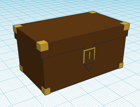 simples mala pinshape cidade jogos jogo ativo recipiente peito caixa caso 3d print model - Mito3D