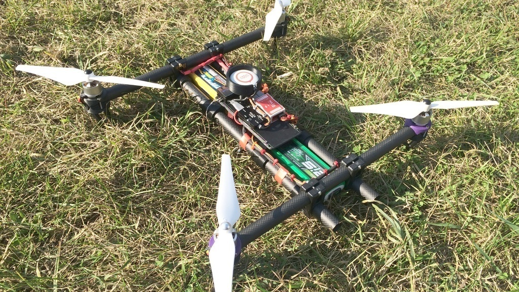 quadcopter quadro pequeno pinshape pequena zangão h 3d design 3D print model - Mito3D