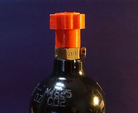 co2 paintball tampas garrafa marcadores pinshape 3d design 3d print model - Mito3D