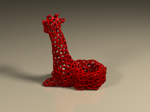 girafe porte bougie pinshape chambre jirafa velas bougeoir lustre 3d print model - Mito3D