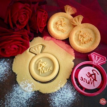 anneau coupeur biscuit pinshape l'anneau cuisine bicarbonate valentines day l'amour 3d print model - Mito3D