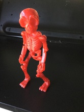 skully articulada esqueleto pinshape personagem modelagem concurso pose figura ação crânio 3d print model - Mito3D