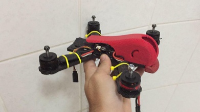 lt210 gölgelik + tamponlar pinshape drone racer 3d print model - Mito3D