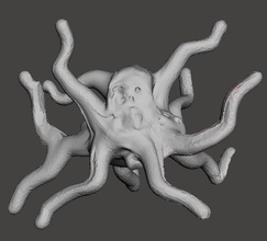 alienbeast thedeep pinshape character-modeling-contest 3d print model - Mito3D