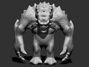 criatura pinshape grande criaturas juego carácter mal monster modelado concurso 3d print model - Mito3D