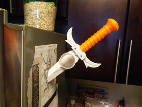 sword omens dagger or fridge magnet pinshape sword-of-omens thundercats 3d print model - Mito3D