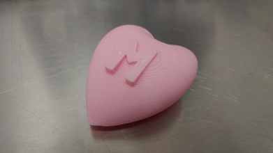 corazon pinshape valentines 3d print model - Mito3D