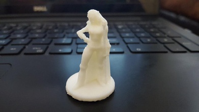 female elf wizard pinshape 3d-design 3d print model - Mito3D