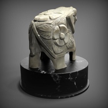elpha pinshape personagem modelagem concurso elefante indiana estátuas elephen 3d print model - Mito3D