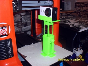 adjustable mini camera stand pinshape 3d-design 3d print model - Mito3D