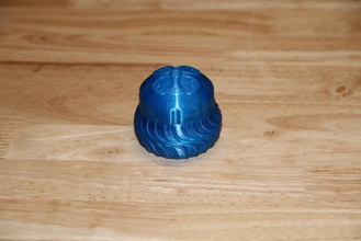 palla vaso coperchio vite pinshape contenitore barattoli 3d print model - Mito3D