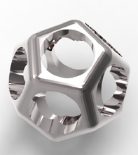 dodecaedro anel pinshape homens ring jóias design 3d print model - Mito3D