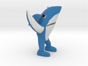 Links shark pinshape Hai rechts betrunken 3d print model - Mito3D