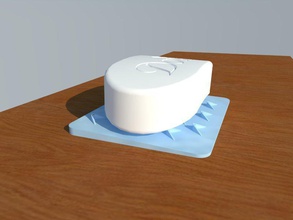 soap dish pinshape 3d-design 3d print model - Mito3D