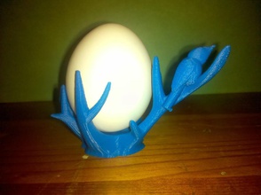 autumn egg cup pinshape eggcup 3d print model - Mito3D