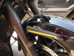 light accent motorcycle fender pinshape 3d-design 3d print model - Mito3D