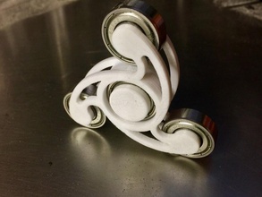 tri star spinner pinshape Conception 3d 3d print model - Mito3D