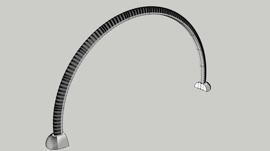 moderner led Bogen Licht pinshape 3d design 3d print model - Mito3D