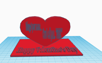 giorno san valentino gingillo pinshape valentines day regali 3d print model - Mito3D