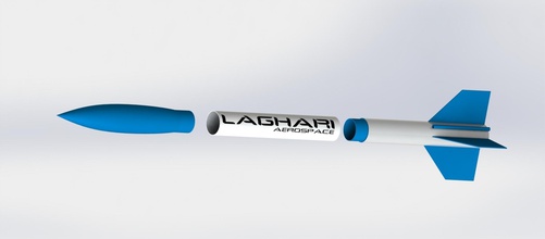 imprimibles modelos cohetes pinshape carácter modelado concurso laghariaerospace imprimible modelo cohete 3d print model - Mito3D