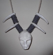 predator kolye pinshape kafatası 3d print model - Mito3D
