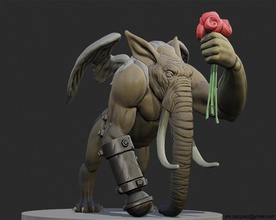 enigma pinshape character-modeling-contest pinshape-contest zbrushcore 3dprinting creature 3d print model - Mito3D