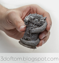 dragon Turm pinshape Stück Schach Miniatur 3d print model - Mito3D