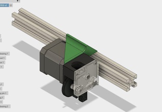 e3d titan bracket holder 2020 extrusion pinshape e3d-titan 3d print model - Mito3D